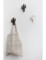 Wieszak - kaktus biały i czarny