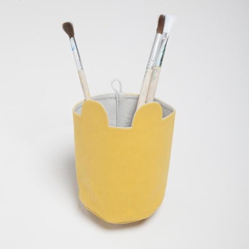 Pojemnik na kredki - Leniwy miś - FABELAB