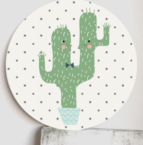 Plakat Kaktus z muszką - HACIENDO EL INDIO