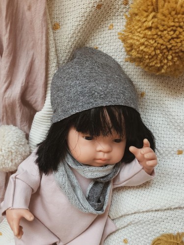 Zestaw czapka z kominem - szary 2.jpg