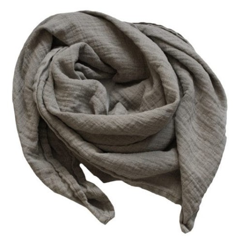 FABELAB - Bawełniany otulacz - szary