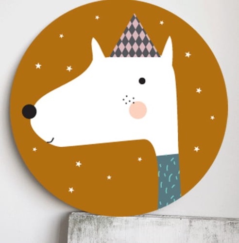 Plakat Piesek w czapce - HACIENDO EL INDIO