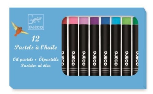  Pastele olejne KLASYCZNE - 12 sztuk - DJECO