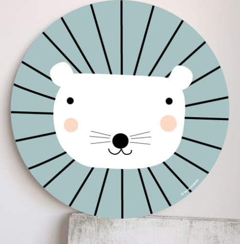 Plakat Błękitny Lew