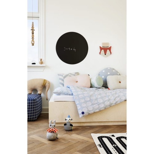 Okrągła tablica do pisania kredą 