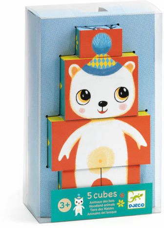 Kartonowe klocki - Zwierzątka z lasu