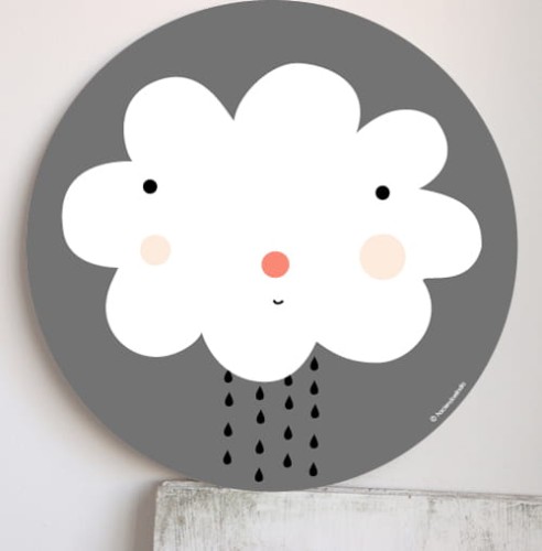 Plakat Szara Chmurka