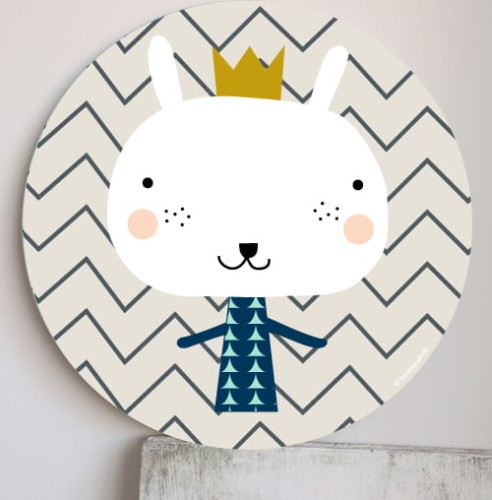 Plakat Królik Król