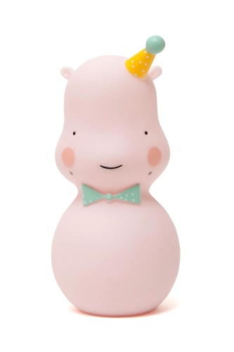 Lampka hipopotam - różowa