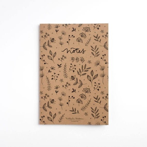 Notes A5 - Botanical - naturalny - Nathalie Ouederni