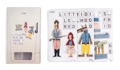 Magnesy na lodówkę Czerwony Kapturek