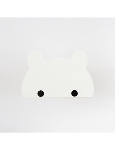 Wieszak miś - biały