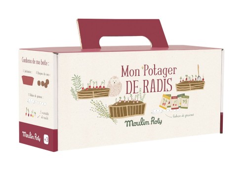 Zestaw Mój mały ogród warzywny - Rzodkiewka - Moulin Roty