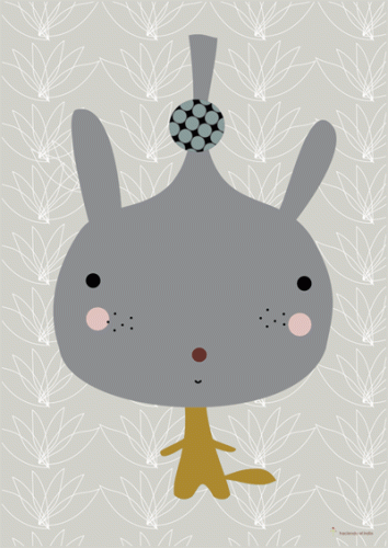 Plakat A3 - Królik z Japonii - HACIENDO EL INDIO