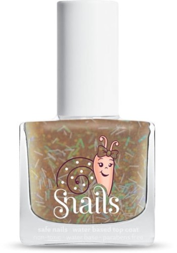 Lakier dla dzieci do paznokci -Gold Rain- SNAILS 