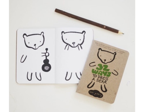 Kolorowanka - 32 sposoby na ubranie misia