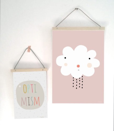 Drewniana ramka do plakatu A4