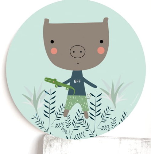 Plakat Świnka w dżungli - HACIENDO EL INDIO