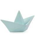 Lampka łódka origami - miętowa