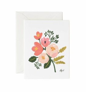 Kartka z kopertą - Peony Pink Floral - Rifle Paper Co.