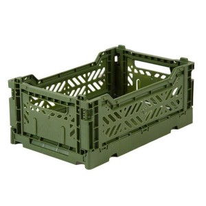 Składana skrzynka modułowa - Mała - Khaki - Ay Kasa