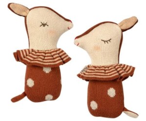 Maileg - Grzechotka Bambi brązowa - 16-9910-02