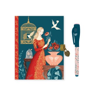 Djeco - Pamiętnik na kłódkę z magicznym długopisem - Lisa - DD03615