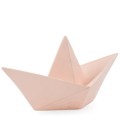 Lampka łódka origami - różowa