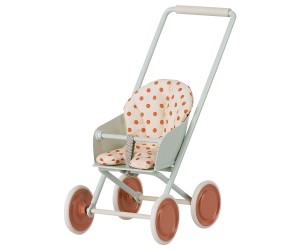 MAILEG - Wózek spacerówka dla królika Micro - niebieski - 11-1105-00