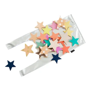KUKKIA - Drewniane  gwiazdki 25 szt. - Tanabata Cookies