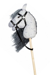 Astrup - Hobby Horse - Koń na kiju, łaciaty z otwartą buzią STAR - by Astrup N2025