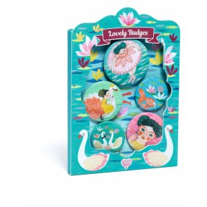 Djeco - Przypinki balerina komplet 5 szt. - DD03852