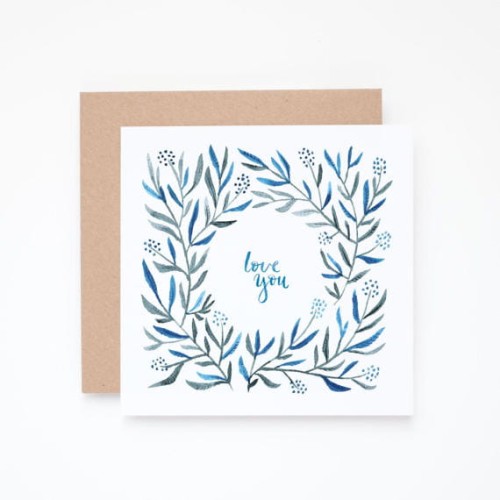 Kartka Love you - Nathalie Ouederni