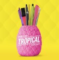 Pojemnik na kredki Ananas - różowy