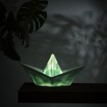 Lampka łódka origami - miętowa