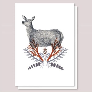 Kartka Winter Deer - Lizzy Stewart