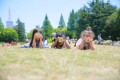 Drewniany aparat fotograficzny z kalejdoskopem - Różowy filtr- KUKKIA