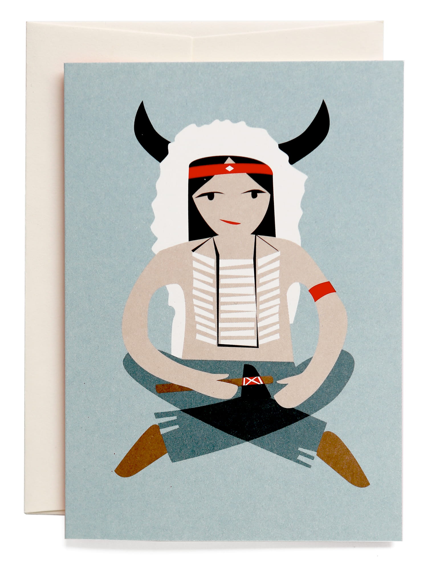 Kartka Native boy (little bull)