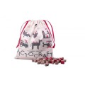 Pictocraft - naturalny/czerwony