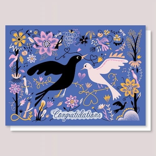 Kartka Love Birds - Sarah Andreacchio