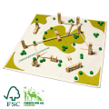 Układanka przestrzenna - m2 city - MILANIWOOD