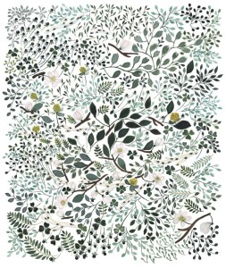Plakat Apple Blossom Meadow - sygnowany - Anna Emilia Laitinen