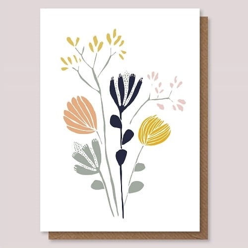 Kartka- Flowers - Leah Duncan
