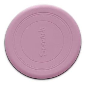 Silikonowy latający dysk frisbee - Pudrowy Róż - Scrunch - Funkit World 