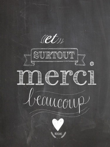 Kartka A5 - Merci