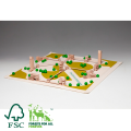 Układanka przestrzenna - m2 mini city - MILANIWOOD