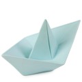 Lampka łódka origami - miętowa