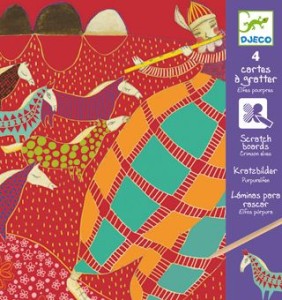 Zestaw artystyczny - Wydrapywanka Grajek - DJECO