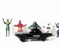 Czarne auto policyjne -Heat Shadow - PLAYFOREVER