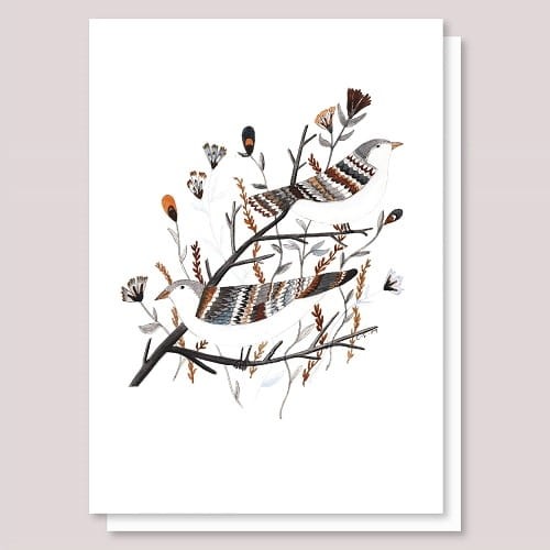 Kartka Winter Birds - Lizzy Stewart